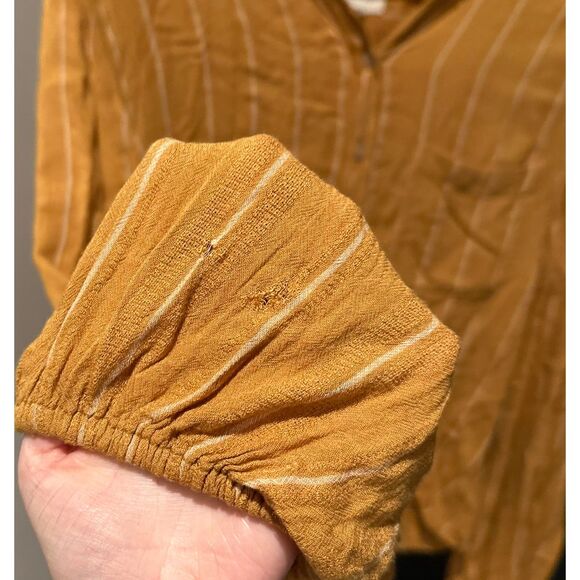 American Eagle Button Down Tie Front Top - Picture 8 of 10